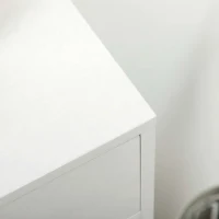 HOMCOM Three Drawer Slim Shoe Storage Cabinet, 12 Shoe Pairs - White(m-8)