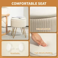 Ławka z pojemnikiem, 2-w-1, tapicerowana, stalowa rama(m-6)