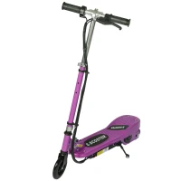 HOMCOM Foldable Electric Kids Scooter, Ride-on for Ages 7-14 Years, Purple(m-11)