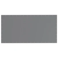 Outsunny Acoperiș Carport 10 x 20 ft, Husă de Schimb Rezistentă la UV cu Corzi Elastice, Gri Închis(m-10)