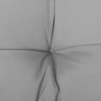 Outsunny Coussin pour banc 2 places pour intérieur et extérieur avec 8 surpiqûres pour chaises canapés 110x48x8 cm Gris(m-5)