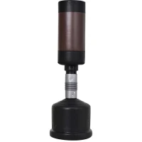 HOMCOM Staande bokszak bokspop bokszak boksdummy in hoogte verstelbaar NIEUW bruin(m-11)