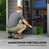 Outsunny Juego de 2 Pesas para Sombrilla, Bases para Sombrilla Rellenables 80 kg con Agua 80 kg o Mezcla de Agua y Arena 105 kg(m-8)