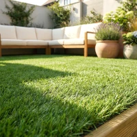 Outsunny Gazon synthétique 22 pièces tapis de gazon artificiel 30x30 cm hauteur d'herbe 25 mm drainage automatique vert(m-4)