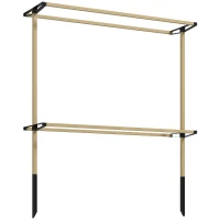 Outsunny Treliça Metálica Flexível para Bagas: Framboesas, Amoras & Mirtilos – Treliça Expansível(m-1)