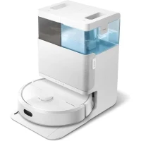 iRobot Roomba Plus 405 Combo Robot + AutoWash - Base Multifonction - Lavage et séchage des lingettes - LiDAR Clearview(m-1)