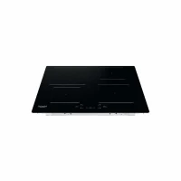 Table de cuisson induction - HOTPOINT - 4 foyers - L60 cm - HQ5660SNE - 7200 W - Revetement verre noir(m-5)
