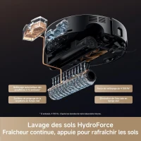 Mova Z60 Ultra Roller Complete - Aspirateur Laveur avec Technologie de Nettoyage HydroForce - 28 000Pa - DuoSolution- StepMaster 2.0(m-4)