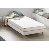 DEKO DREAM Matelas mousse 90 x 190 cm - Confort ferme - Epaisseur 12 cm - KIETOA(m-2)