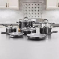 Batterie de cuisine - Tous feux dont induction - CUISINART - 54C11BKEU - Céramique - Antiadhésif - 11 pieces(m-4)