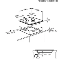 Table de cuisson induction SAMSUNG - 4 zones - L59 x P57 cm - NZ64M3NM1BB/UR(m-4)