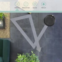 Aspirateur Robot laveur connecté - LIVOO - DOH145 WASH'UP - 1000 Pa - 70 min - 2 réservoirs - Noir(m-5)