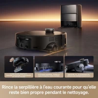 Mova Z60 Ultra Roller Complete - Aspirateur Laveur avec Technologie de Nettoyage HydroForce - 28 000Pa - DuoSolution- StepMaster 2.0(m-3)