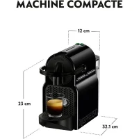 Machine a café - DELONGHI NESPRESSO Inissia EN 80B - Noir - 16 capsules Nespresso incluses(m-2)