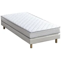 Matelas 90 x 200 DEKO DREAM - Epaisseur 16 cm - Mousse - Confort ferme - KIVA(m-3)