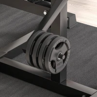 SPORTNOW Bancă Preacher Curl 2-în-1 Aparat pentru Bicepși cu Scaun și Suport pentru Coate Ajustabil(m-8)