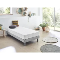 DORMIPUR - Matelas - 90 x 200 cm - Epaisseur 16 cm - Mousse a mémoire de forme - Housse lavable en machine - Equilibré(m-1)