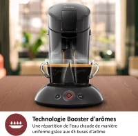 Cafetiere a dosette - PHILIPS - SENSEO - CSA210/61 - Original Plus - Noir intense(m-6)