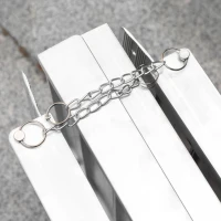 HOMCOM Rampă pliabilă pentru scaune cu rotile din aluminiu cu margini înalte antiderapante(m-9)