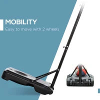 HOMCOM Kosz na Koszykówkę na Zewnątrz, Regulowany Stojak 160-210 cm z Kółkami(m-6)