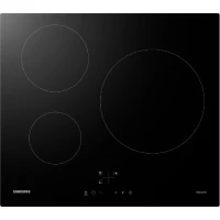 Plaque de cuisson induction - SAMSUNG - 3 zones - L59 x P57 cm - NZ63M3NM1BB/UR - 7200 W - Revetement verre - Noir(m-1)