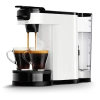 Cafetiere a dosette - PHILIPS - SENSEO - HD6592/05 - Switch 2-en-1 dosette & filtre - Blanc(m-2)