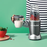 Blender - NUTRIBULLET Original 600 - NB606DG - 600 W - 2 tasses incluses 700 ml et 500 ml - Gris - Sans BPA(m-4)