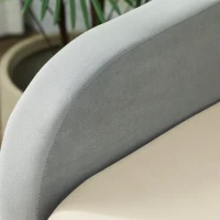 HOMCOM Cadru Pat 90/180x190 cm, Canapea Pat Extensibilă Convertibilă în Pat Dublu, Tapițerie, Cotiere, 2 Buzunare, Șipci din Plop, pentru Cameră de Zi sau Oaspeți, Gri Deschis(m-9)