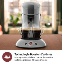 Cafetiere a dosette - PHILIPS - SENSEO - HD6553/71 - Original - Gris(m-2)