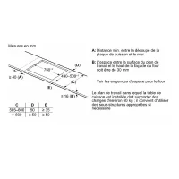 Bosch Table de cuisson induction 80cm 4 feux 7400w noir - PXY83KHC1E(m-4)