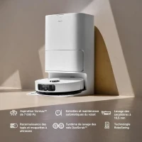 MOVA E30 Ultra - Robot Aspirateur Laveur avec Vidage Automatique - Nettoyage Automatique des Serpillieres - Technologie RoboSwing(m-2)