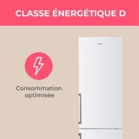 Réfrigérateur combiné - OCEANIC - OCEAFC262STDW - 262 L - Classe D - 55 x 56 x 180 cm - Blanc(m-3)