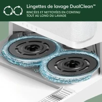 iRobot Roomba Plus 505 Combo + AutoWash - Base Multifonction - Lavage et séchage a l'air Chaud des lingettes - PrecisionVision IA(m-4)