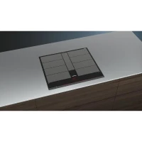 Table induction - SIEMENS - IQ700 - 4 foyers - 60 cm - Noir - Dual LightSlider(m-4)