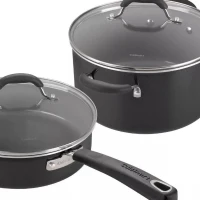 Batterie de cuisine - Tous feux dont induction - CUISINART - 54C11BKEU - Céramique - Antiadhésif - 11 pieces(m-2)