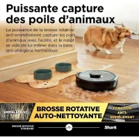 Shark Matrix Plus RV2620WAEU - Aspirateur Robot et Laveur auto-vidant 2-en-1 - Nettoie les coins et les angles - Couverture optimale(m-4)