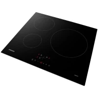 Plaque de cuisson induction - SAMSUNG - 3 zones - L59 x P57 cm - NZ63M3NM1BB/UR - 7200 W - Revetement verre - Noir(m-2)