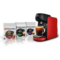 Machine a café + 3 packs T-discs - BOSCH - TASSIMO FINESSE TAS163E - 1400 W - 0,7 L - Multi-boissons - IntensityBoost - Noir(m-1)