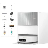 Aspirateur Robot Laveur - DREAME Aqua 10 Ultra Roller Complete - Nettoyage Automatique du Rouleau - Évitement d'obstacles de 8 cm(m-1)