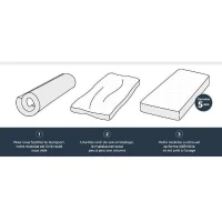 Matelas 90 x 200 DEKO DREAM - Epaisseur 16 cm - Mousse - Confort ferme - KIVA(m-5)