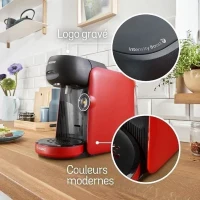 Machine a café + 3 packs T-discs - BOSCH - TASSIMO FINESSE TAS163E - 1400 W - 0,7 L - Multi-boissons - IntensityBoost - Noir(m-2)