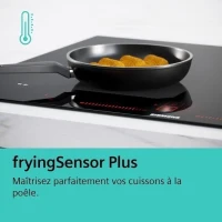 Table induction - SIEMENS - IQ700 - 4 foyers - 60 cm - Noir - Dual LightSlider(m-2)