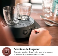 Cafetiere a dosette - PHILIPS - SENSEO - CSA210/61 - Original Plus - Noir intense(m-4)