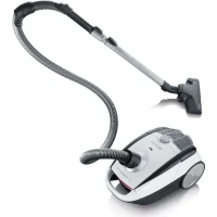SEVERIN BC7035 Aspirateur avec sac, Capacité du sac microfibre a fermeture hygiénique : 2 L, Brosse soft sound + brosse parquet XL(m-1)