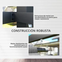Outsunny Pérgola de Jardín 4x3 m con Techo Retráctil 3 Laterales Enrollables UPF30+ Cenador de Jardín para Patio Exterior Gris(m-7)