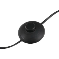 HOMCOM Set van 3 lampen: 2 tafellampen (ø38 x 158 cm) + 1 vloerlamp (ø30 x 62 cm) wit(m-9)