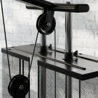 HOMCOM Multifunction Home Gym System Weight Training Exercise Workout Station(m-12)