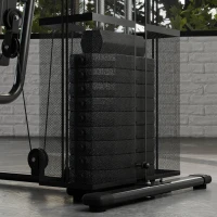 HOMCOM Multifunction Home Gym System Weight Training Exercise Workout Station(m-10)