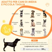 PawHut Gabbia per Cani Trasportino, 2 Porte Bloccabili, Griglie in Acciaio, 80 x 50 x 56,5 cm, Nero(m-7)