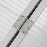 HOMCOM Rampa de carga rampa de acceso para silla de ruedas plegable antideslizante capacidad de carga 270 kg(m-5)